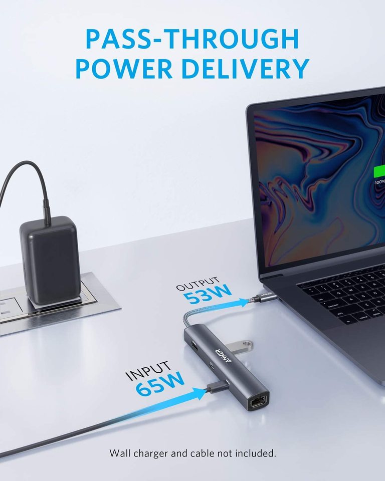 Anker 543 USB-C Hub (6-in-1, Slim) - Mann