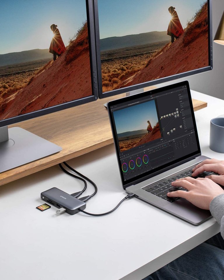 Anker 553 USB-C Hub (8-in-1) - Mann