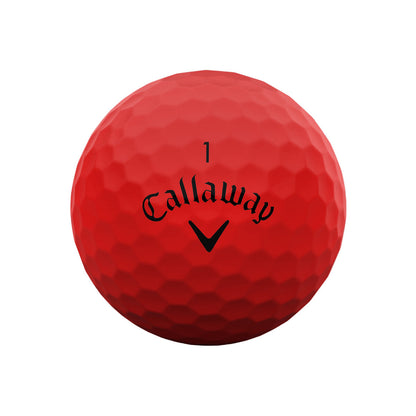 Callaway Supersoft Matte Red 2025 Golf Balls