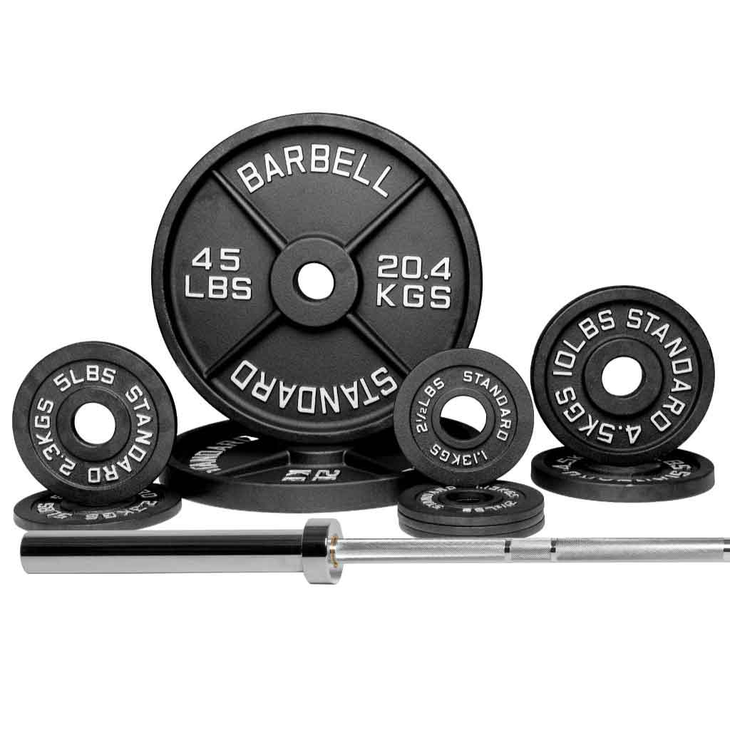 Barbell Standard - Barbell 1000 Compact Barbell Weight Sets - Mann