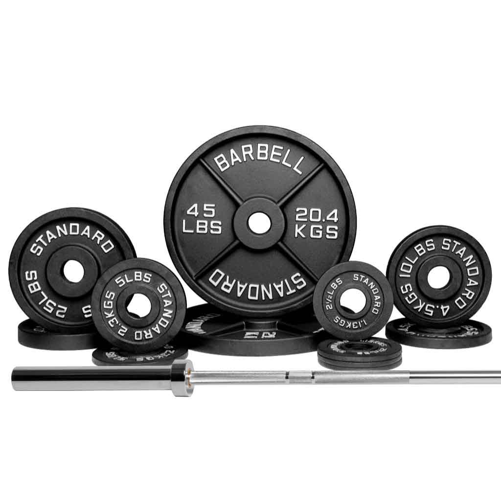 Barbell Standard - Barbell & Weight Set Bundle Builder - Mann