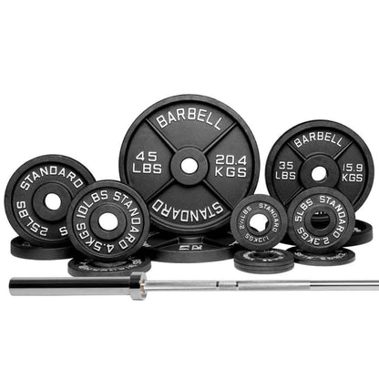 Barbell Standard - Barbell 1000 Compact Barbell Weight Sets - Mann
