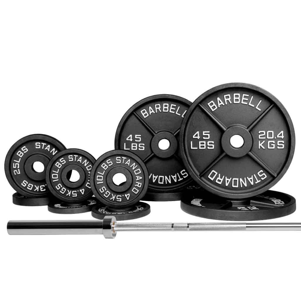 Barbell Standard - Barbell & Weight Set Bundle Builder - Mann