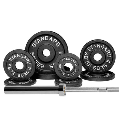 Barbell Standard - Barbell 1000 Compact Barbell Weight Sets - Mann