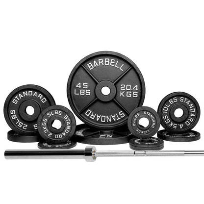 Barbell Standard - Barbell & Weight Set Bundle Builder - Mann