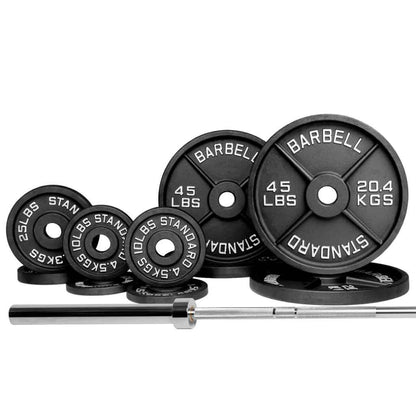 Barbell Standard - Barbell & Weight Set Bundle Builder - Mann