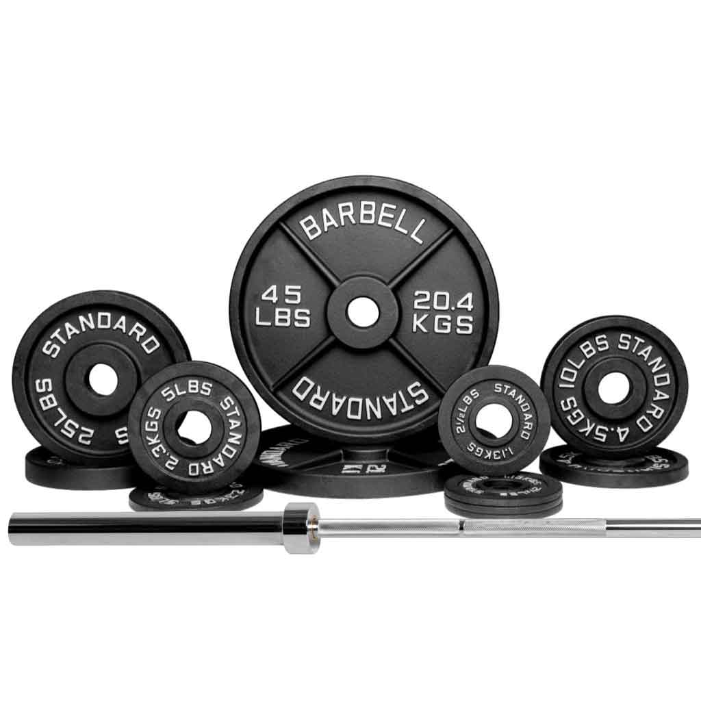 Barbell Standard - Barbell & Weight Set Bundle Builder - Mann
