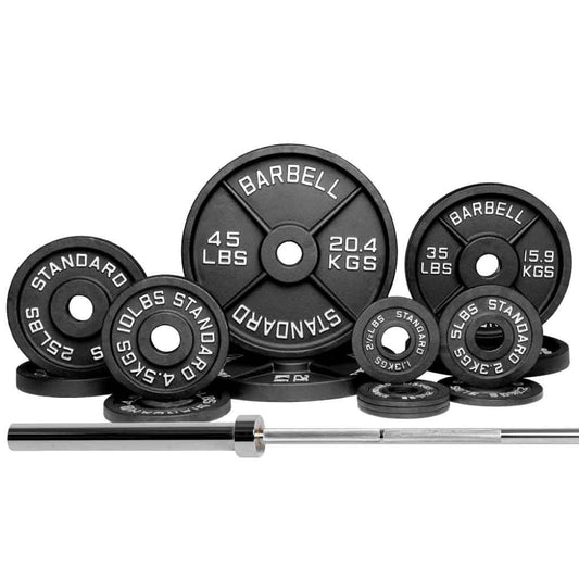 Barbell Standard - Barbell 2000 Power Barbell Weight Sets - Mann