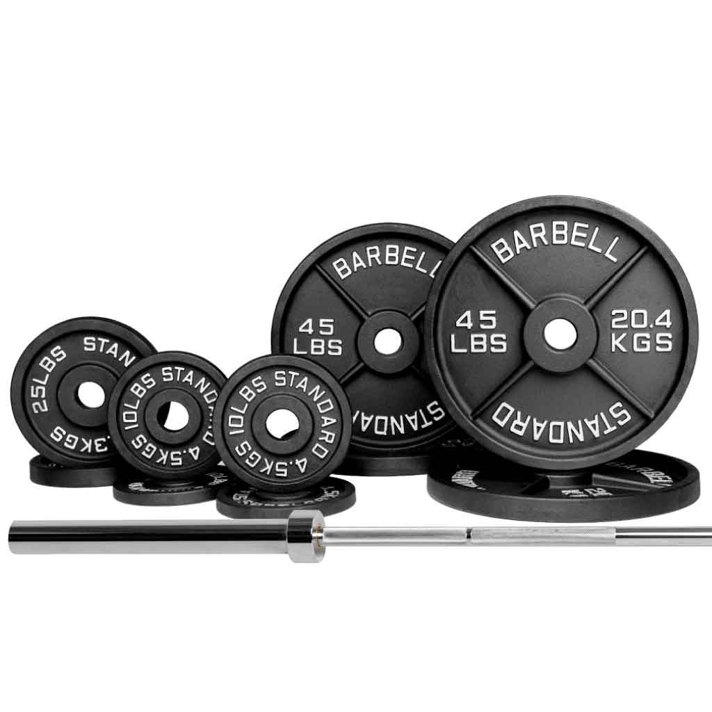 Barbell Standard - Barbell & Weight Set Bundle Builder - Mann