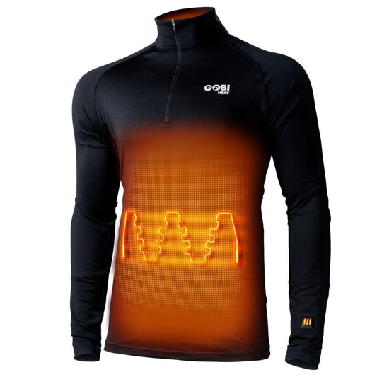 Basecamp Mens Heated Base Layer Shirt - Gobi Heat