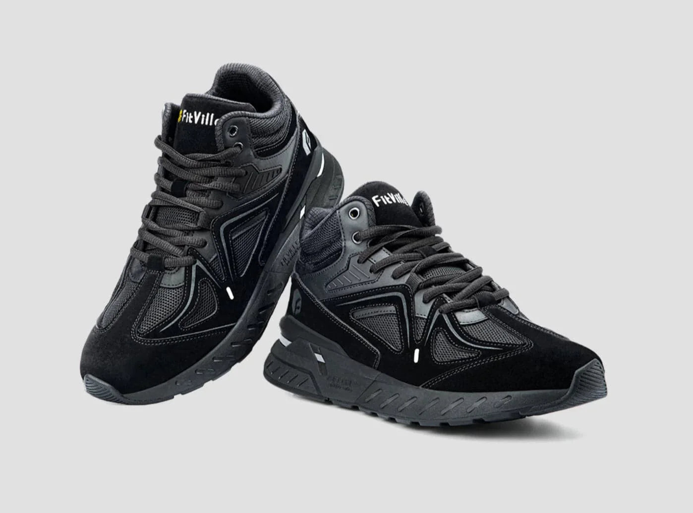 FitVille Men's High - top Rebound Core Walking Shoes V4 - 16