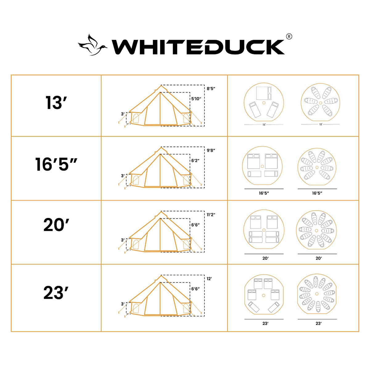 WDO 20' Avalon Bell Tent
