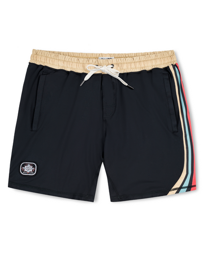 Baja Llama Macha Zero Lounge Shorts - Retro Black