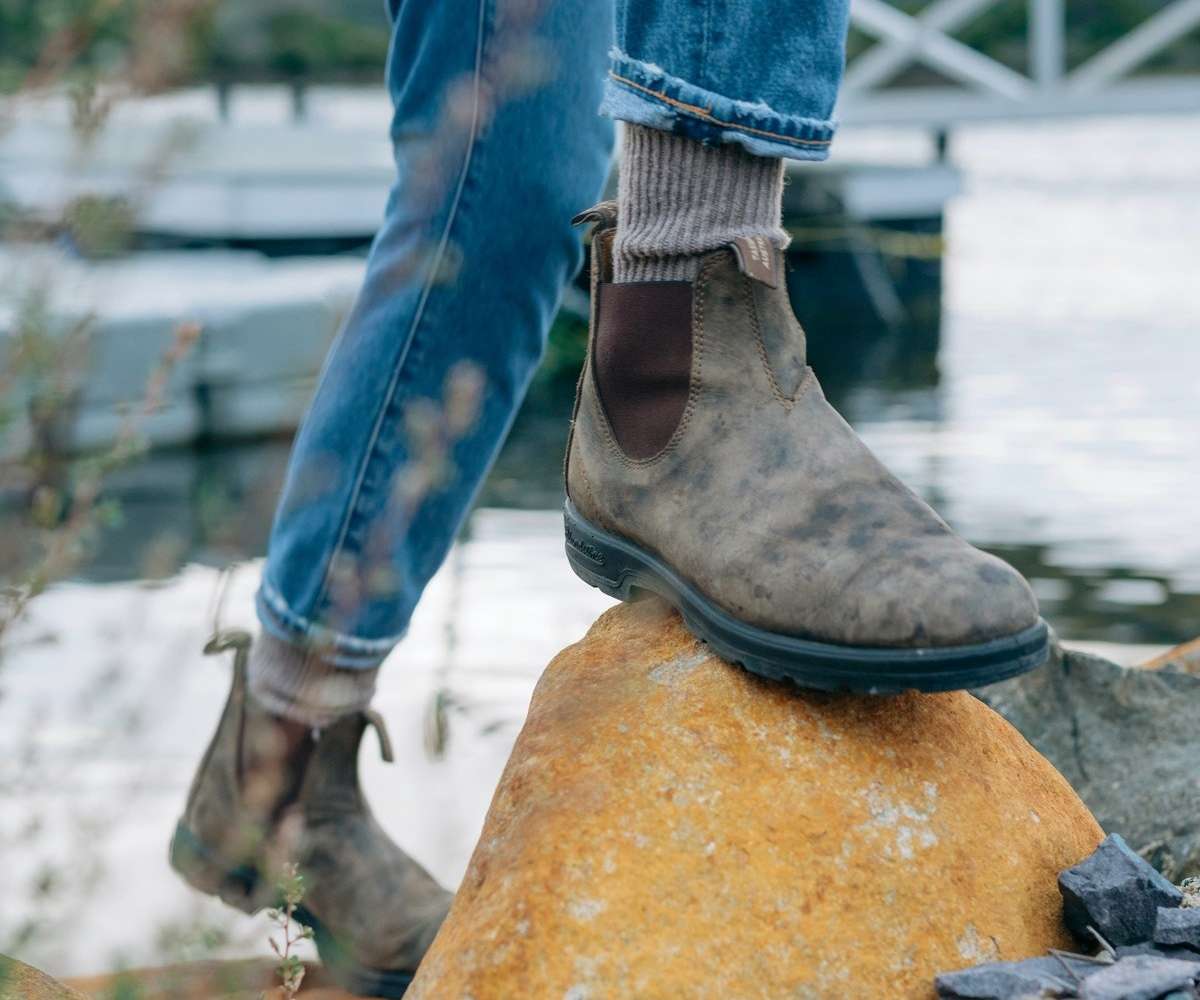 Blundstone Classic 585 Chelsea Boots - Rustic Brown