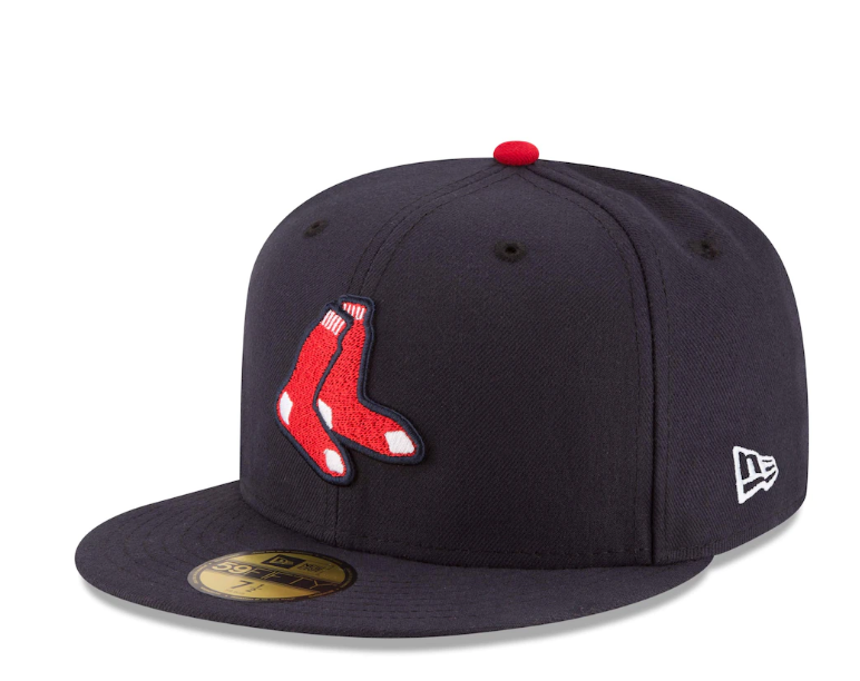 Boston Red Sox - Navy Alternate Authentic Collection On Field 59Fifty Fitted Hat, New Era - Mann