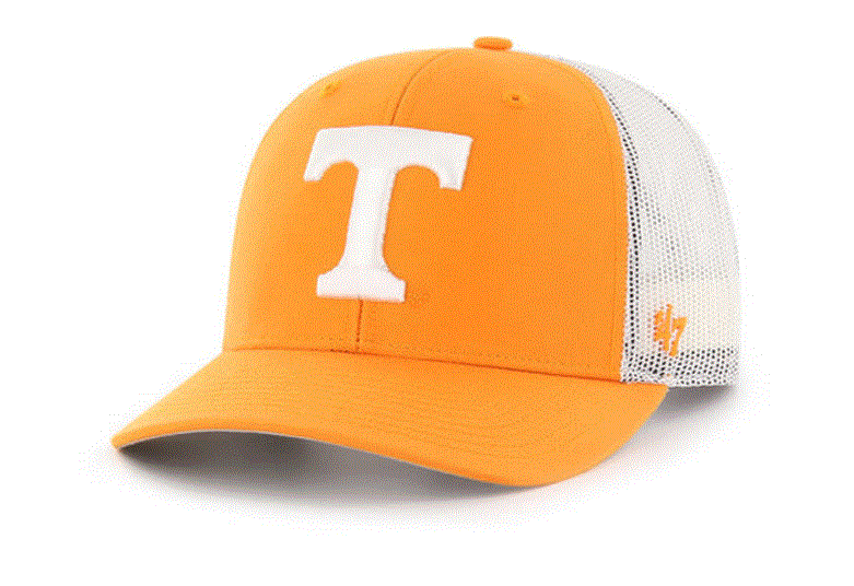 Tennessee Volunteers - Vibrant Orange Trucker Hat, 47 Brand - Mann