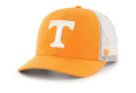 Tennessee Volunteers - Vibrant Orange Trucker Hat, 47 Brand - Mann