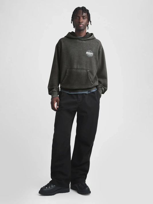 Gap x MadHappy Oversized Parachute Pant - Jet Black - Mann