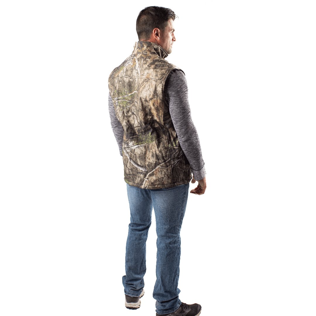 Colorado Mens Heated Hunting Vest - Mossy Oak® Camo - Gobi Heat