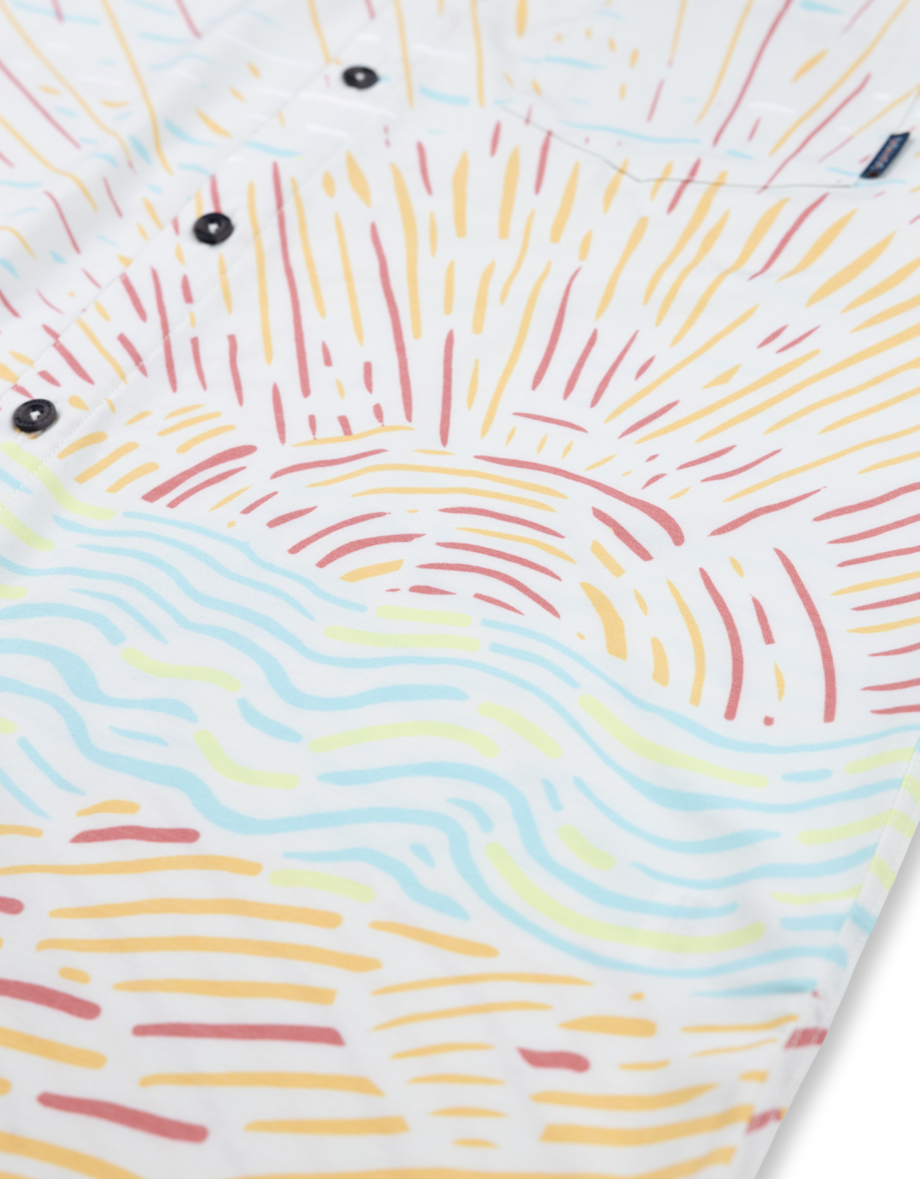 Baja Llama Sunburst Cream - Vagabond Button Up