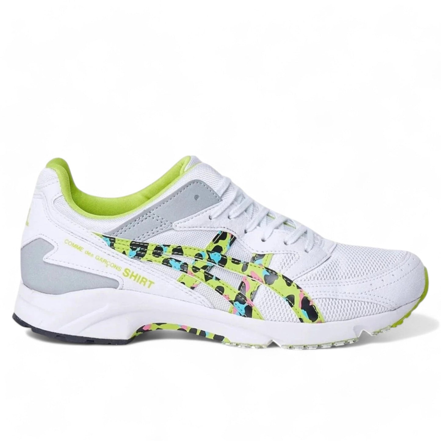 Mens Comme des Garçons Shirt x ASICS Tarther SC 'Lime Leopard'