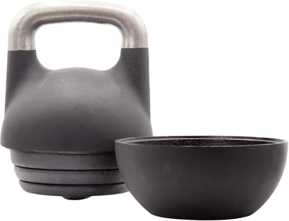 SoCal Kettlebellz Adjustable Kettlebell 12–32 kg (26–70 lb) — Competition-Style, Black