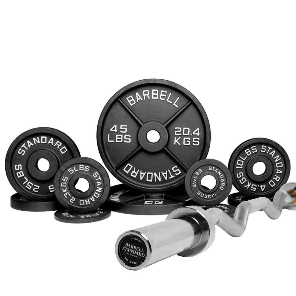 Barbell Standard - EZ Curl Bar Weight Sets - Mann