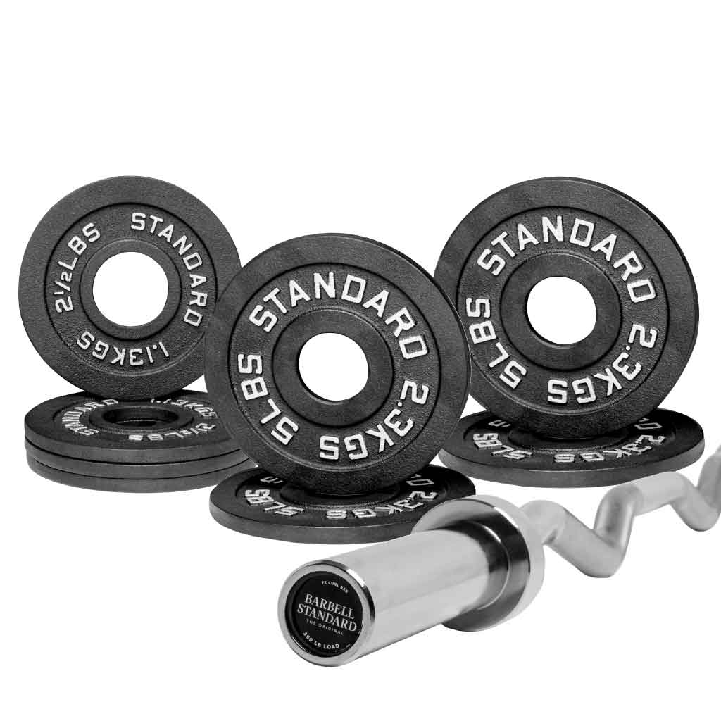 Barbell Standard - Specialty Bar & Weight Set Bundle Builder - Mann