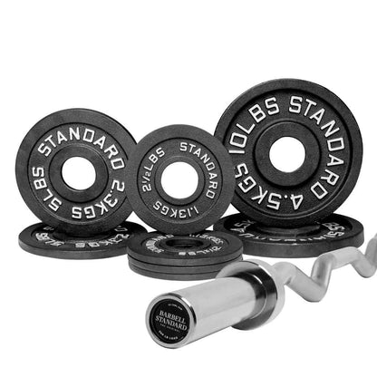Barbell Standard - Specialty Bar & Weight Set Bundle Builder - Mann