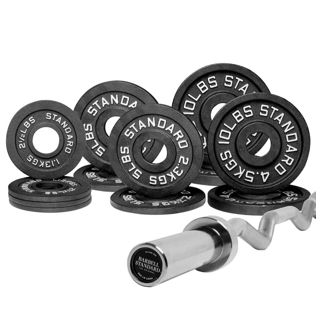 Barbell Standard - Specialty Bar & Weight Set Bundle Builder - Mann