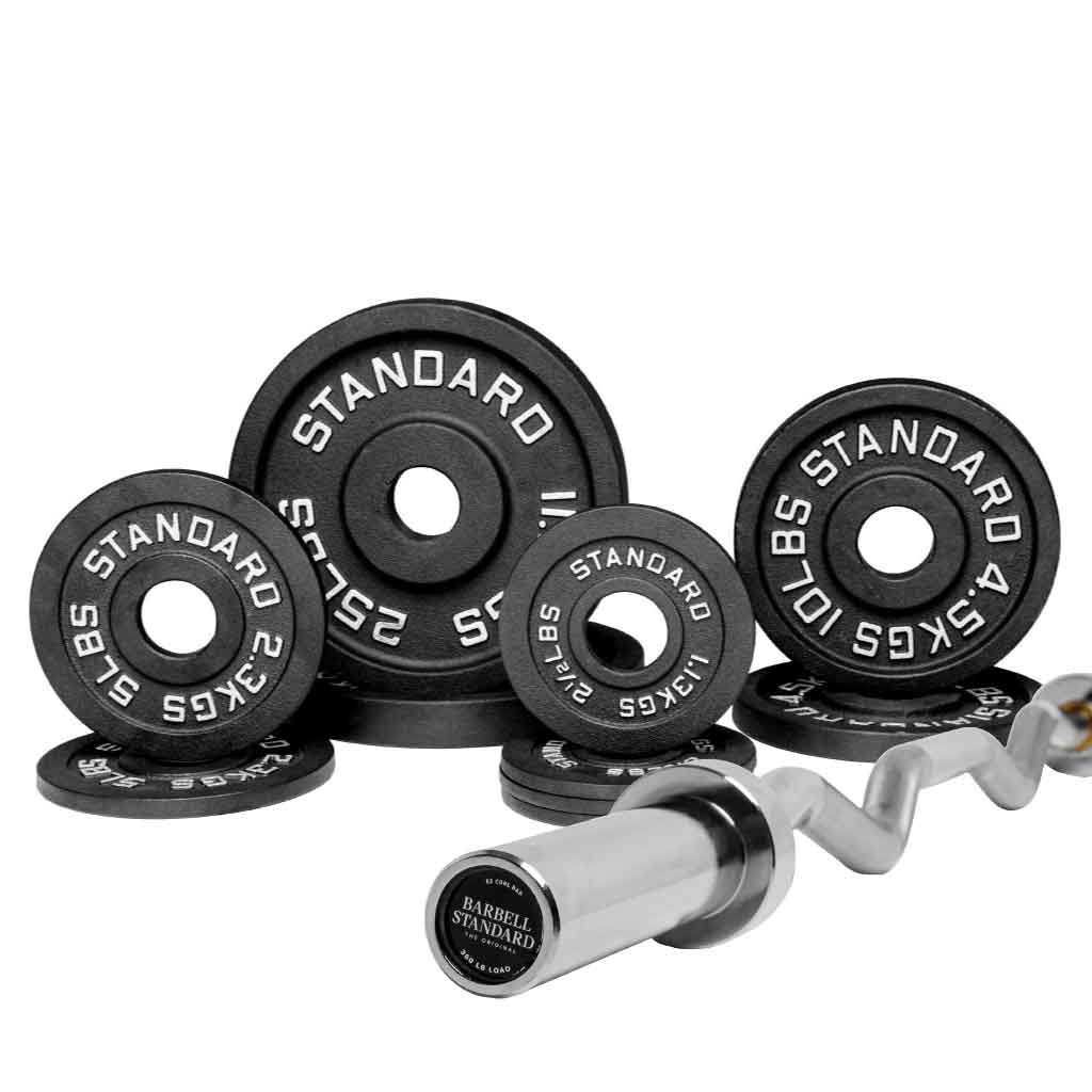 Barbell Standard - Specialty Bar & Weight Set Bundle Builder - Mann