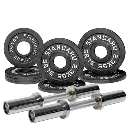 Barbell Standard - Loadable Dumbbell Bar Weight Sets - Mann