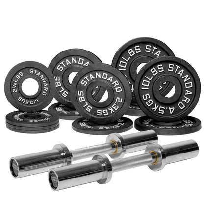 Barbell Standard - Specialty Bar & Weight Set Bundle Builder - Mann