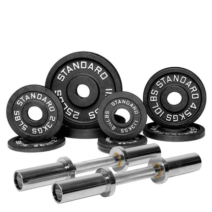 Barbell Standard - Loadable Dumbbell Bar Weight Sets - Mann