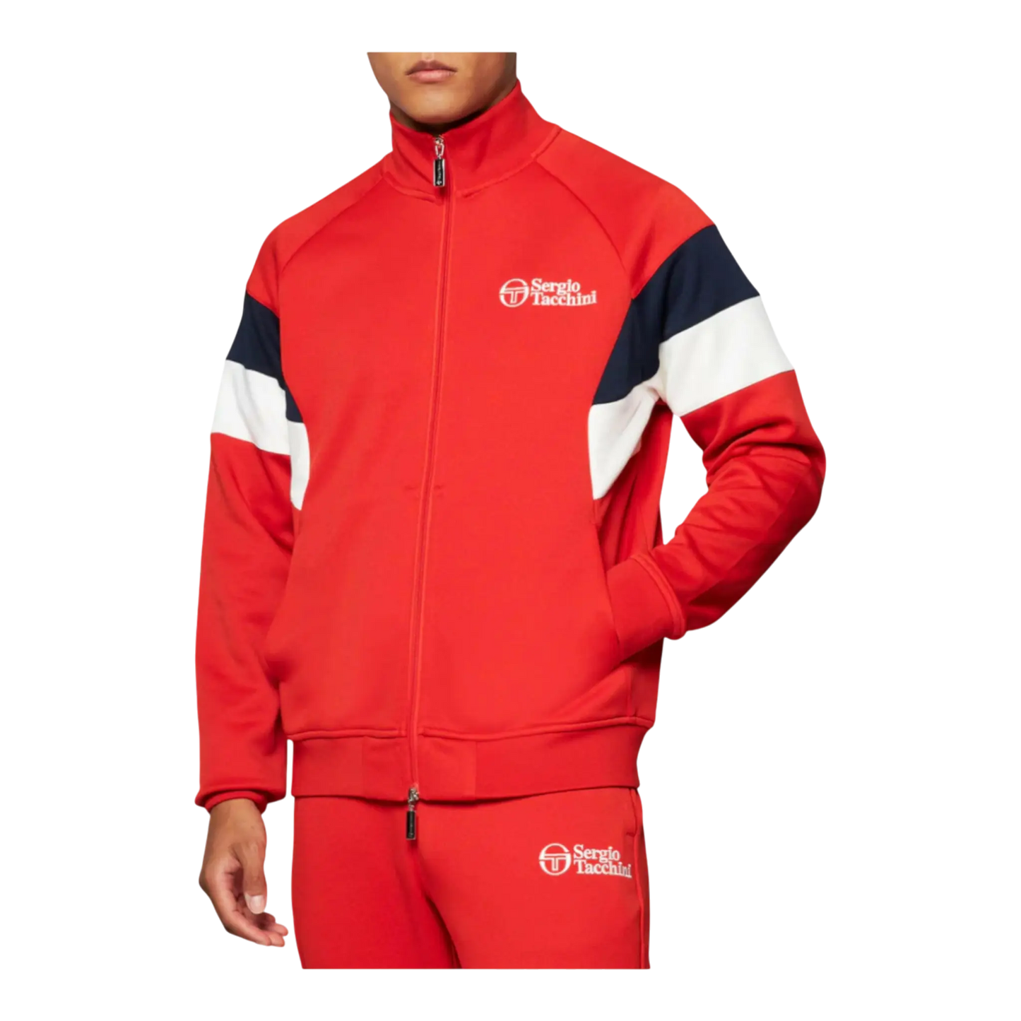 Size S Sergio Tacchini Pero Men Track Jacket Poinciana