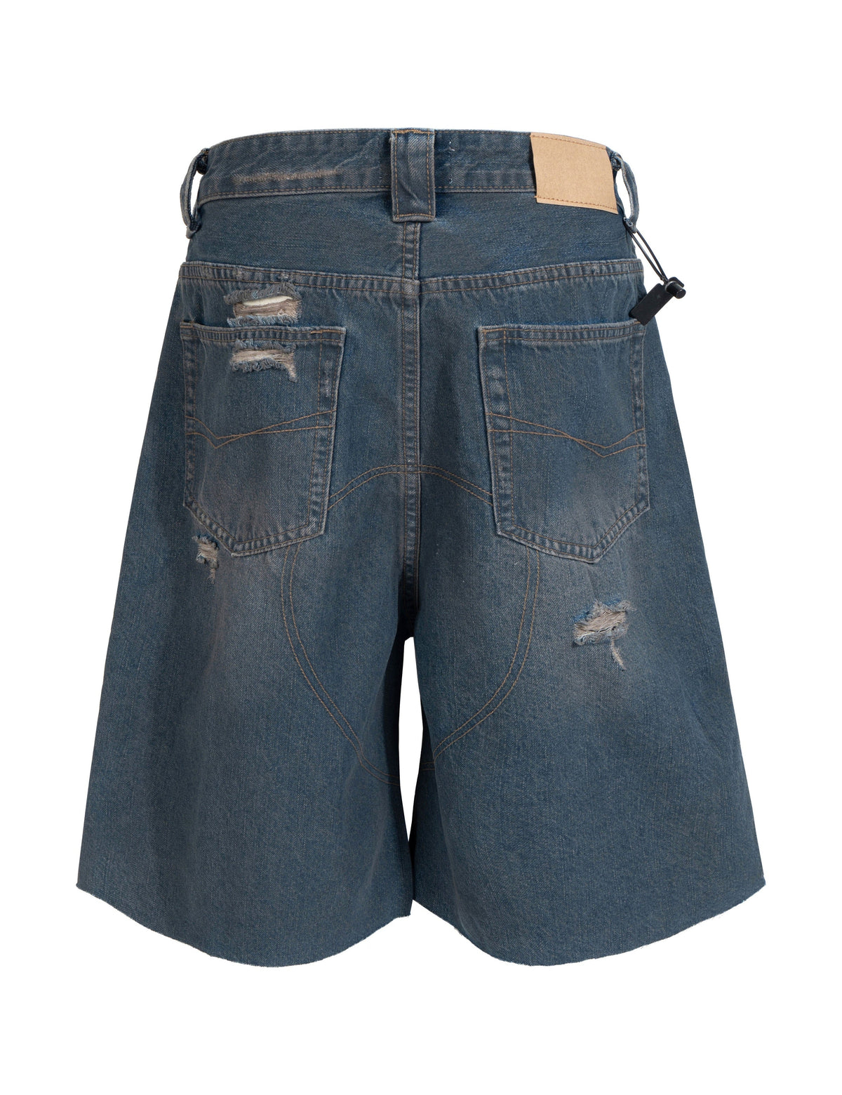 UNDEVELOPED Destroyed Biker Shorts