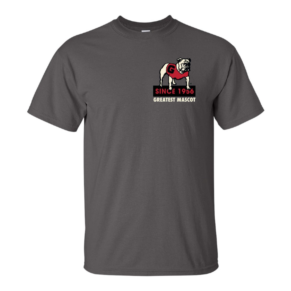 Georgia Bulldogs - GOAT Since 1956 Grey T-Shirt - Mann