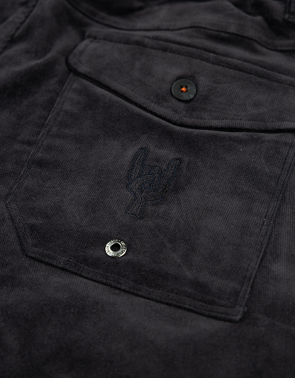 Baja Llama Arroyo 7" Inseam Stretch Corduroy Walkshorts - Charcoal