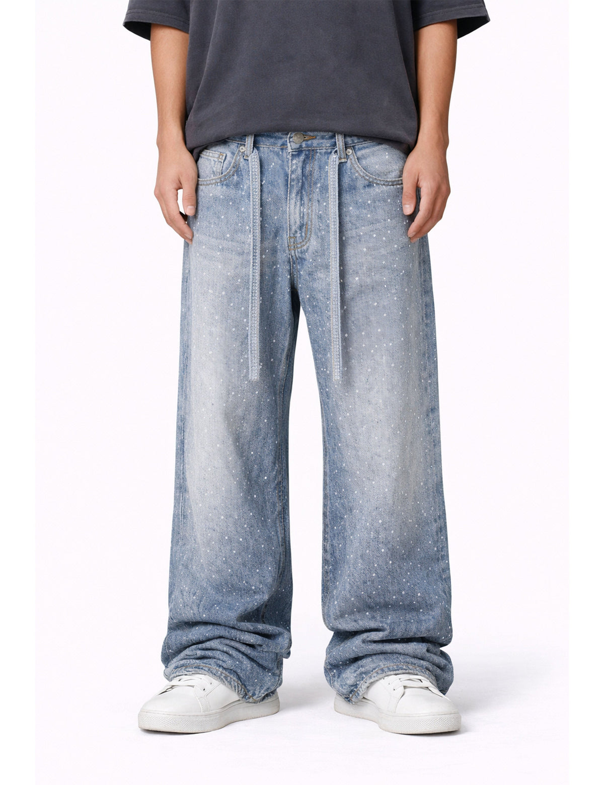 UNDEVELOPED Azul Rhinestone Denim