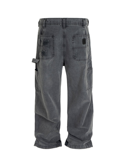 UNDEVELOPED Distressed Cargo Denim