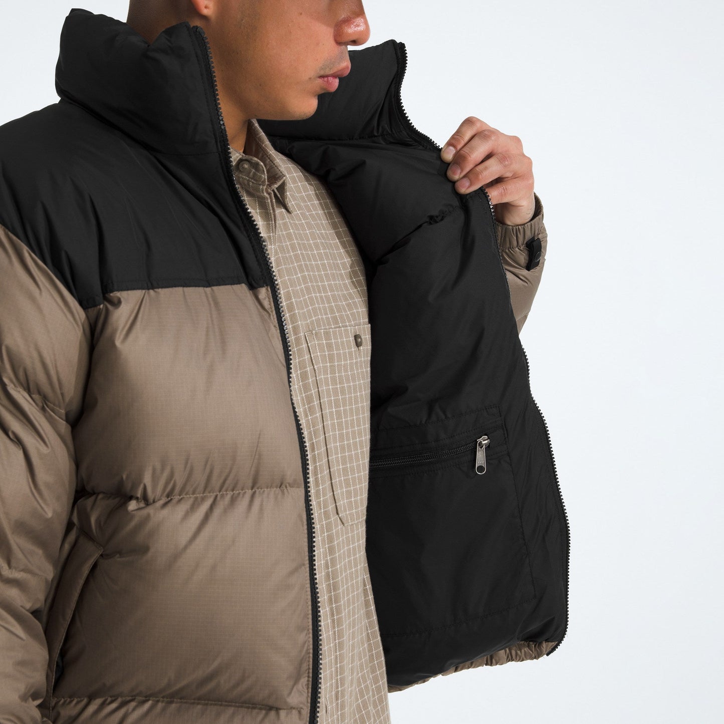 The North Face 1996 Retro Nuptse Jacket 'Mocha Brown/TNF Black'