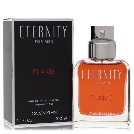 Eternity Flame by Calvin Klein Eau De Toilette Spray 3.4 oz for Men - Mann