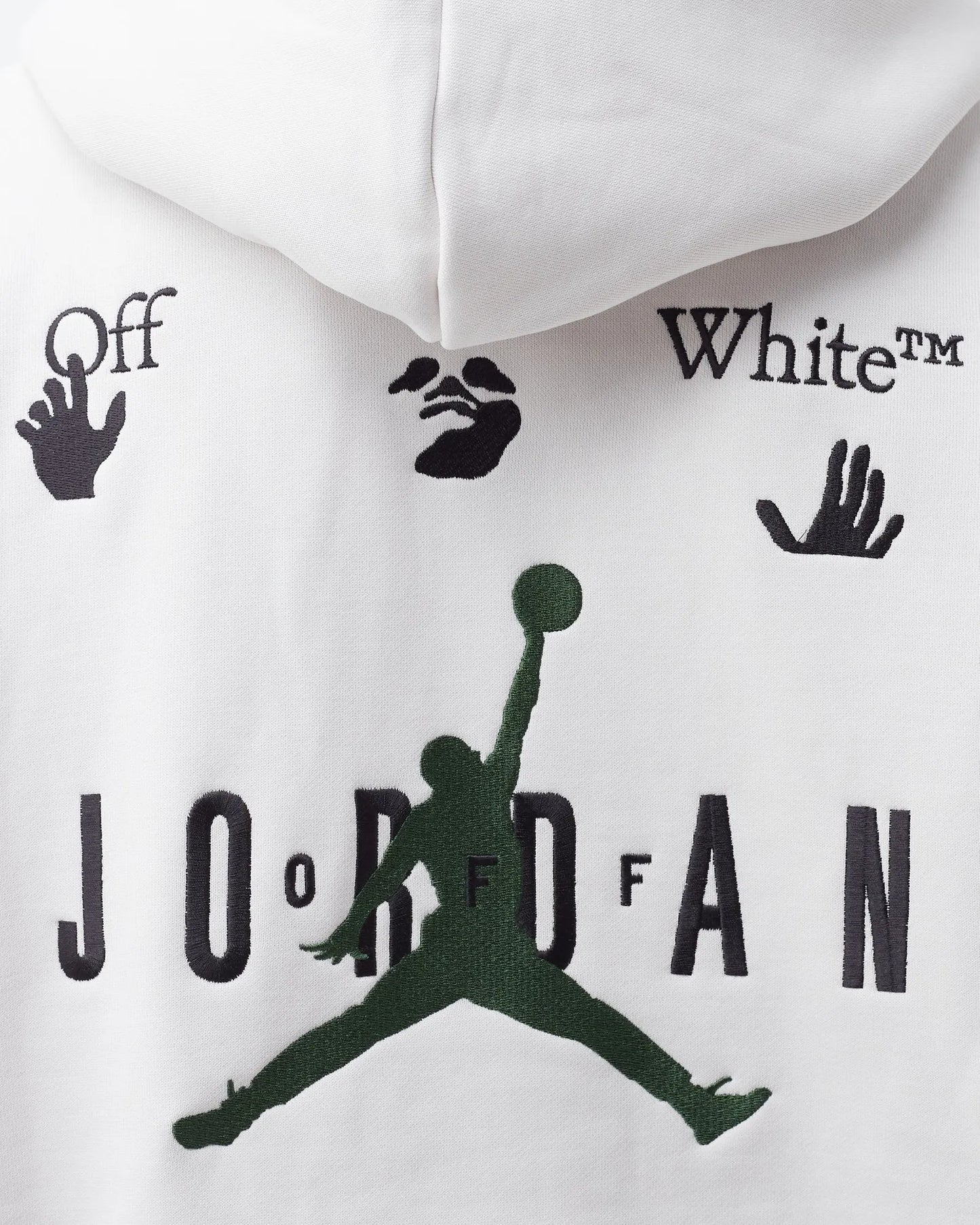 Off-White x Jordan Hoodie 'White'