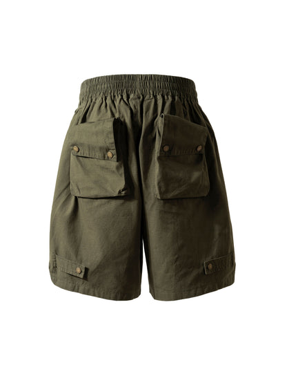 UNDEVELOPED Olive Multi Cargo Shorts