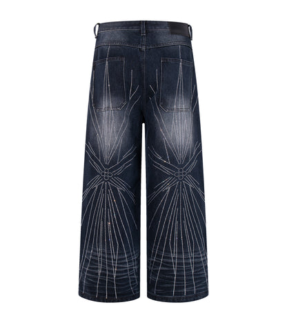 UNDEVELOPED Star Rhinestone Denim