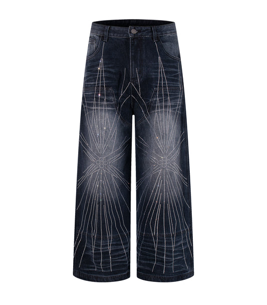UNDEVELOPED Star Rhinestone Denim