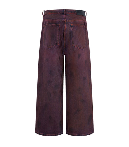 UNDEVELOPED Wideboy Burgandy Denim