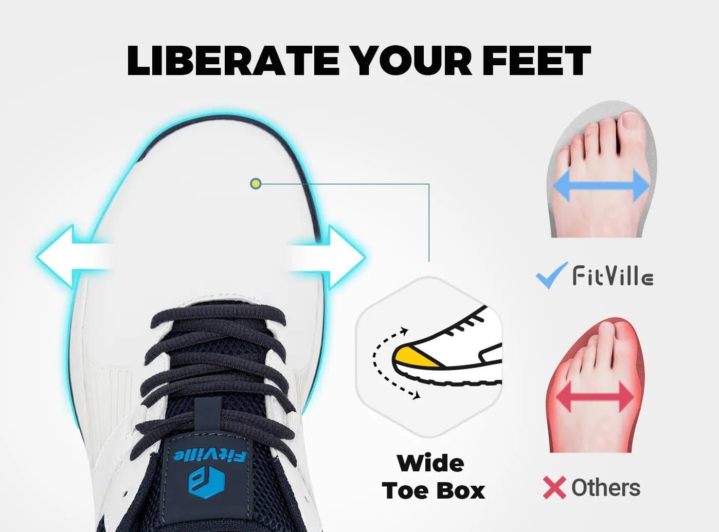 FitVille Men's SpeedEx Golf Shoes V4 - 11