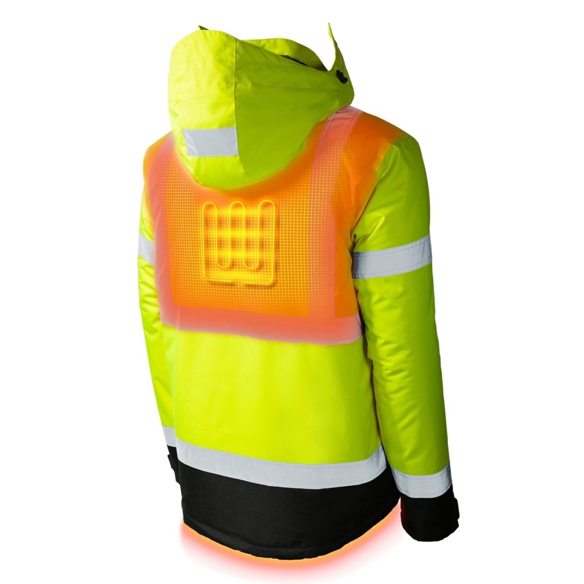Flash Heated Hi Vis Jacket - Gobi Heat