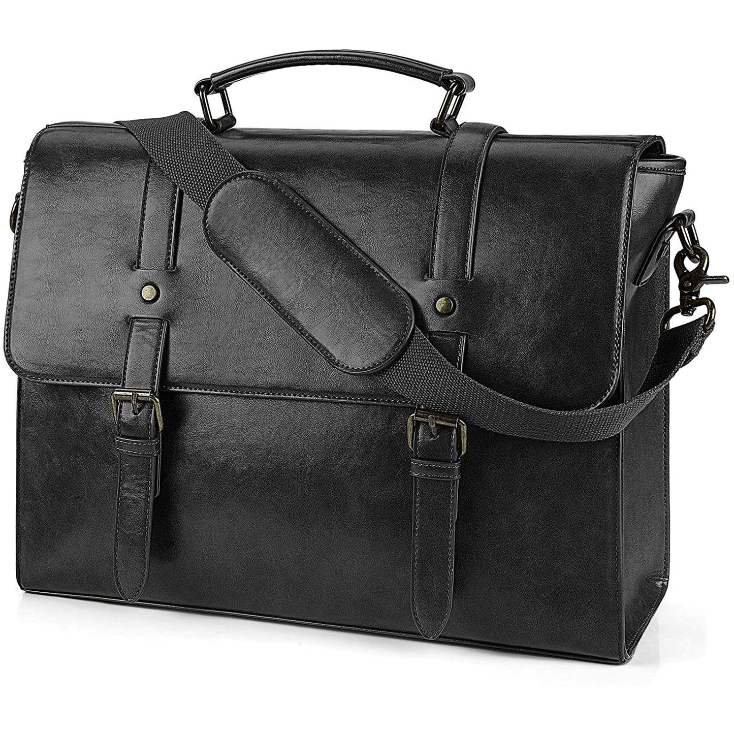 FR Fashion Co. Leather Messenger Bag – Laptop Ready